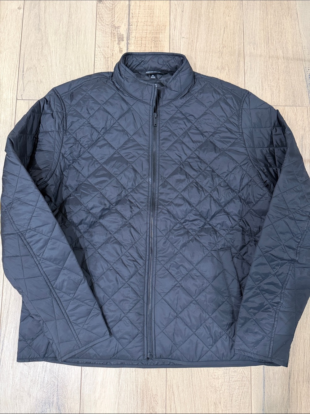 Men's Quilted Lightweight Jacket - Black